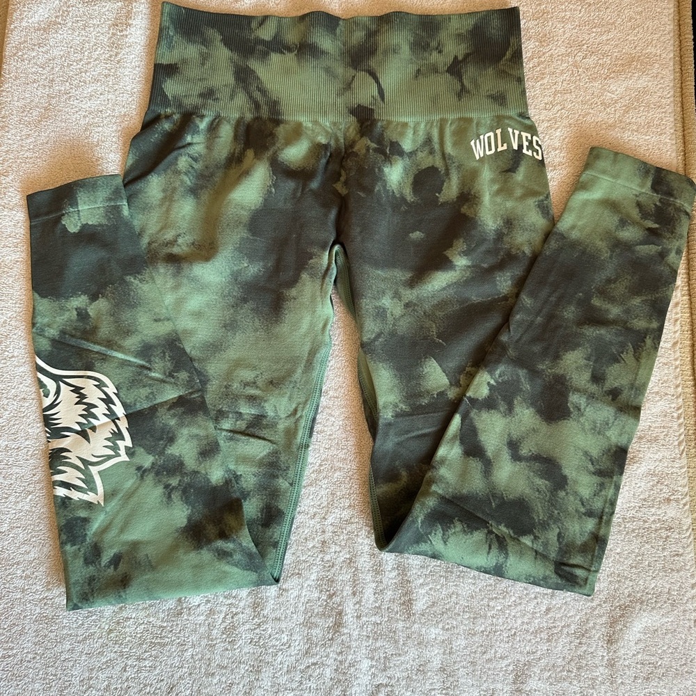 Darc Sport Green Camouflage Leggings